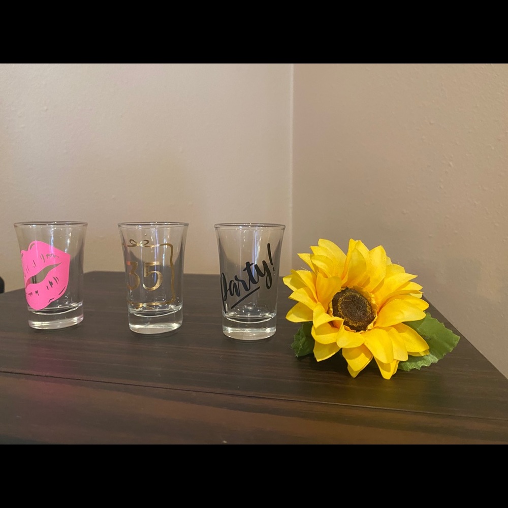 New shot glasses